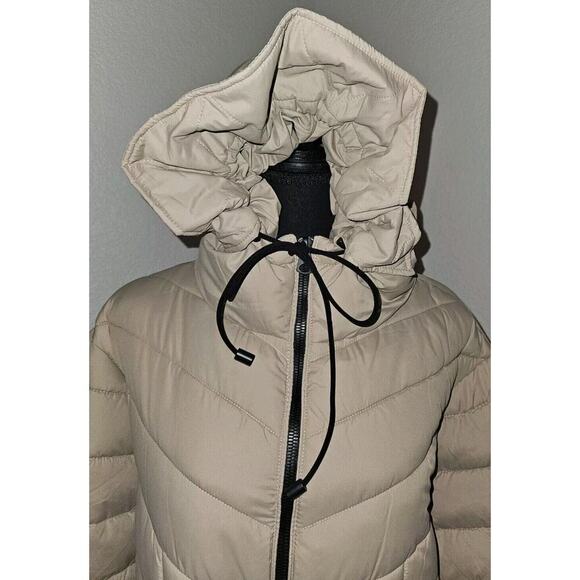 NWT! Jessica Simpson Women's Winter Coat Tan Packable Quilted Puffer 2XL - Picture 3 of 12